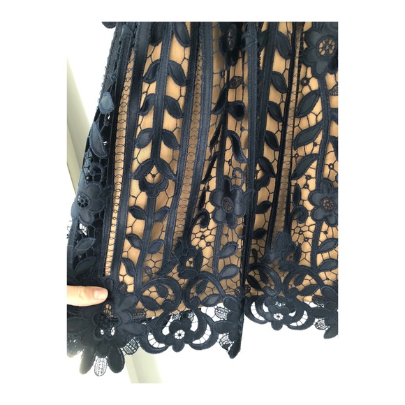 Self-Portrait Navy Lace Dress - Picture 3 of 7